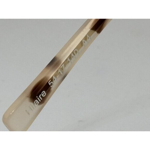 TOPLOOK - Hlaire 54-17-140  A4 Cream & Brown Tortoise Oversized Glasses Frames - Picture 5 of 7